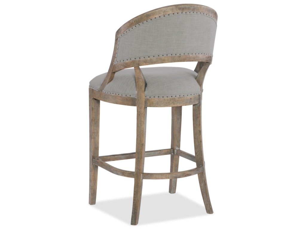 Hooker Furniture Boheme Garnier Barrel Back Bar Stool Find Your Furniture Bar Stools Hooker Furniture Boheme Garnier Barrel Back Bar Stool Find Your Furniture Bar Stools