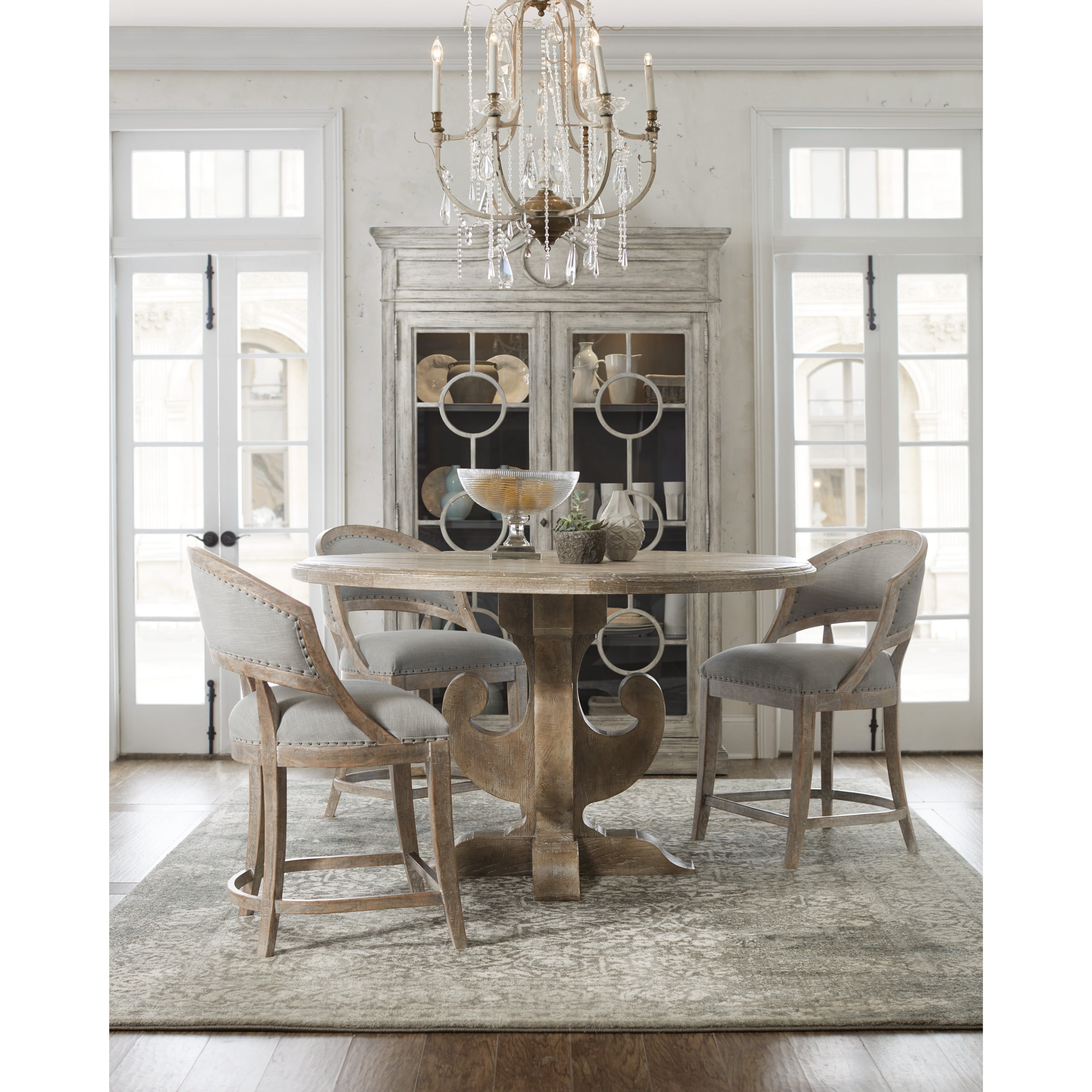 Hooker Furniture Boheme Ascension 60in Wood Round Dining Table Belfort Furniture Dining Tables
