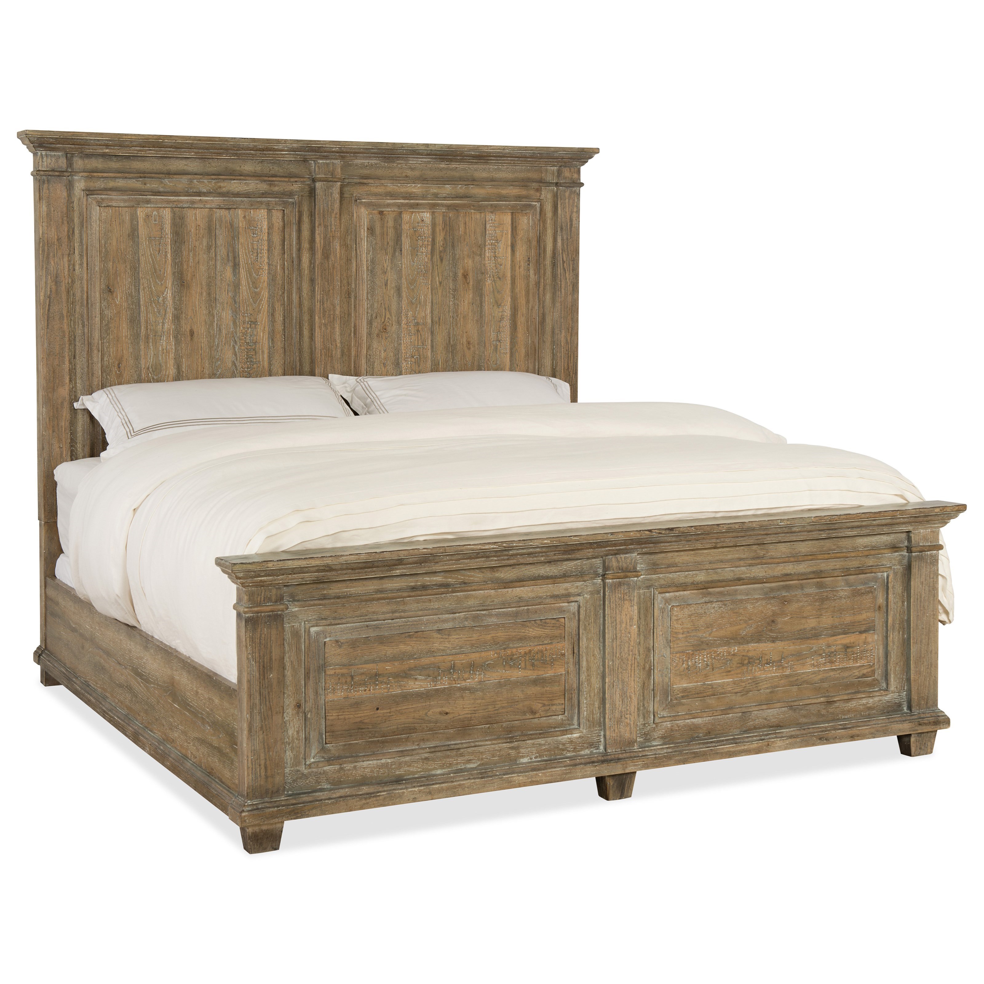 Hooker Furniture Boheme Laurier Queen Panel Bed Fisher Home Furnishings Panel Beds