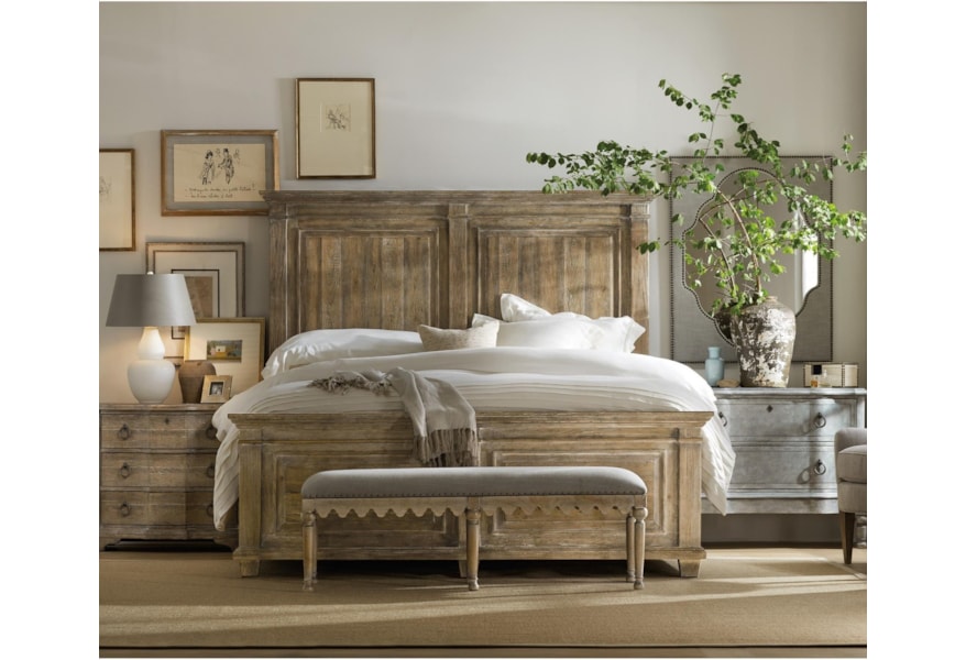 Hooker Furniture Boheme Laurier King Panel Bed Belfort Furniture