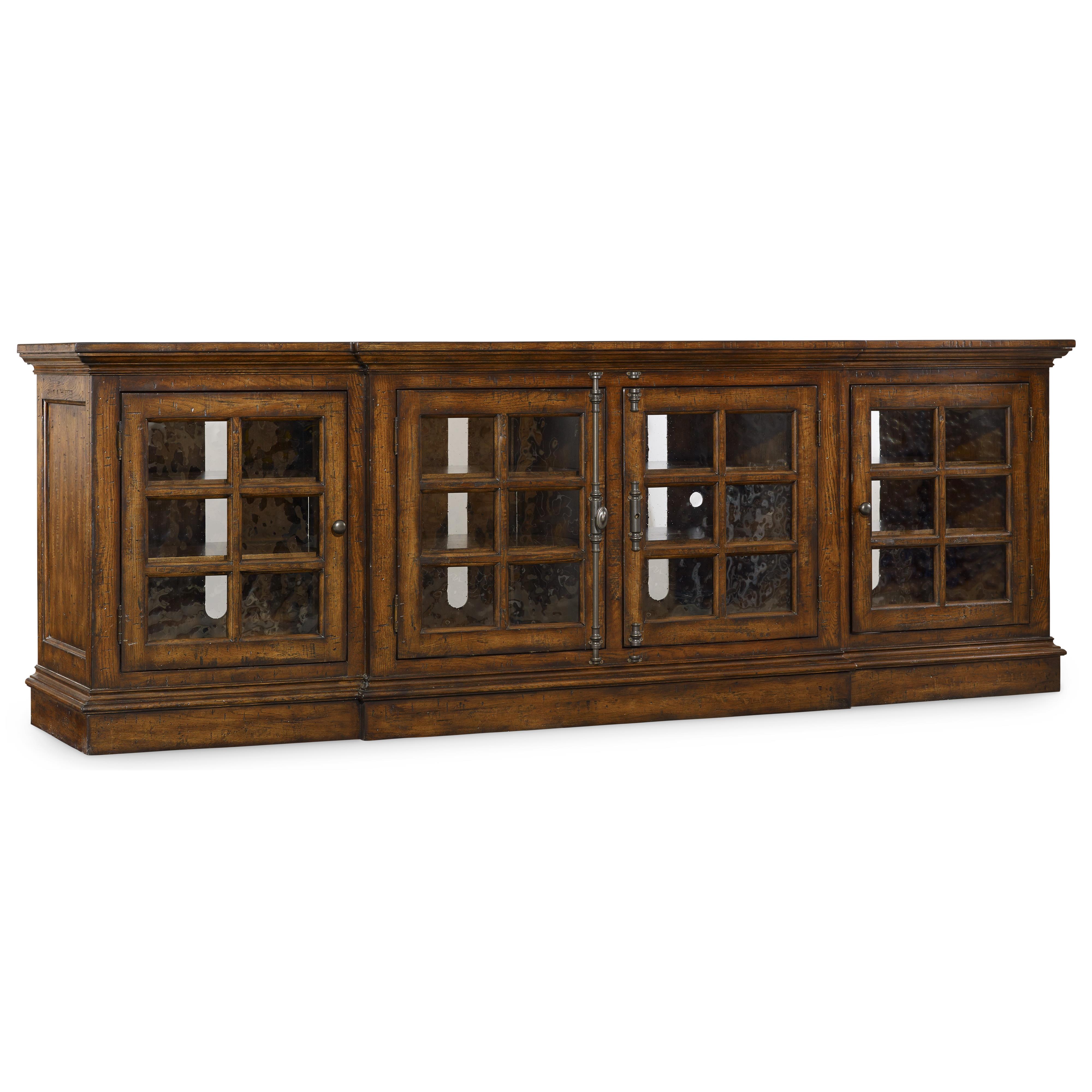 Hooker Furniture Brantley Entertainment Console With 4 Seeded