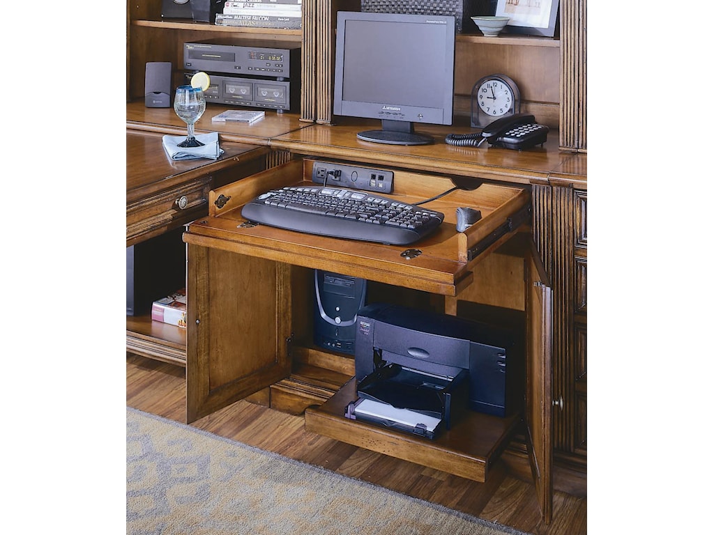 Hooker Furniture Brookhaven Two Door One Drawer Computer Desk