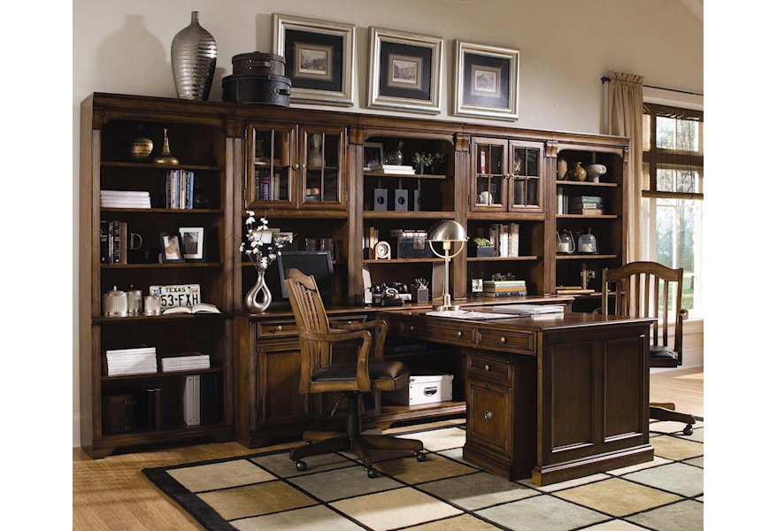 Hooker Furniture Brookhaven Office Wall Unit Gill Brothers