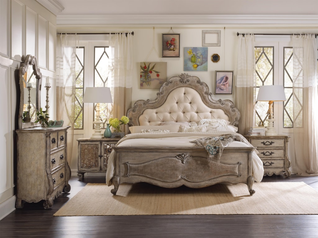 Hooker Furniture ChateletKing Upholstered Panel Bed