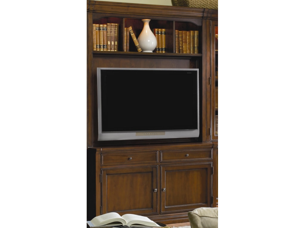 Hooker Furniture Cherry Creek Entertainment Console with Hutch