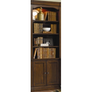Hooker Furniture Cherry Creek Traditional 32 Inch Wall Storage Cabinet Belfort Furniture Combination Bookcases