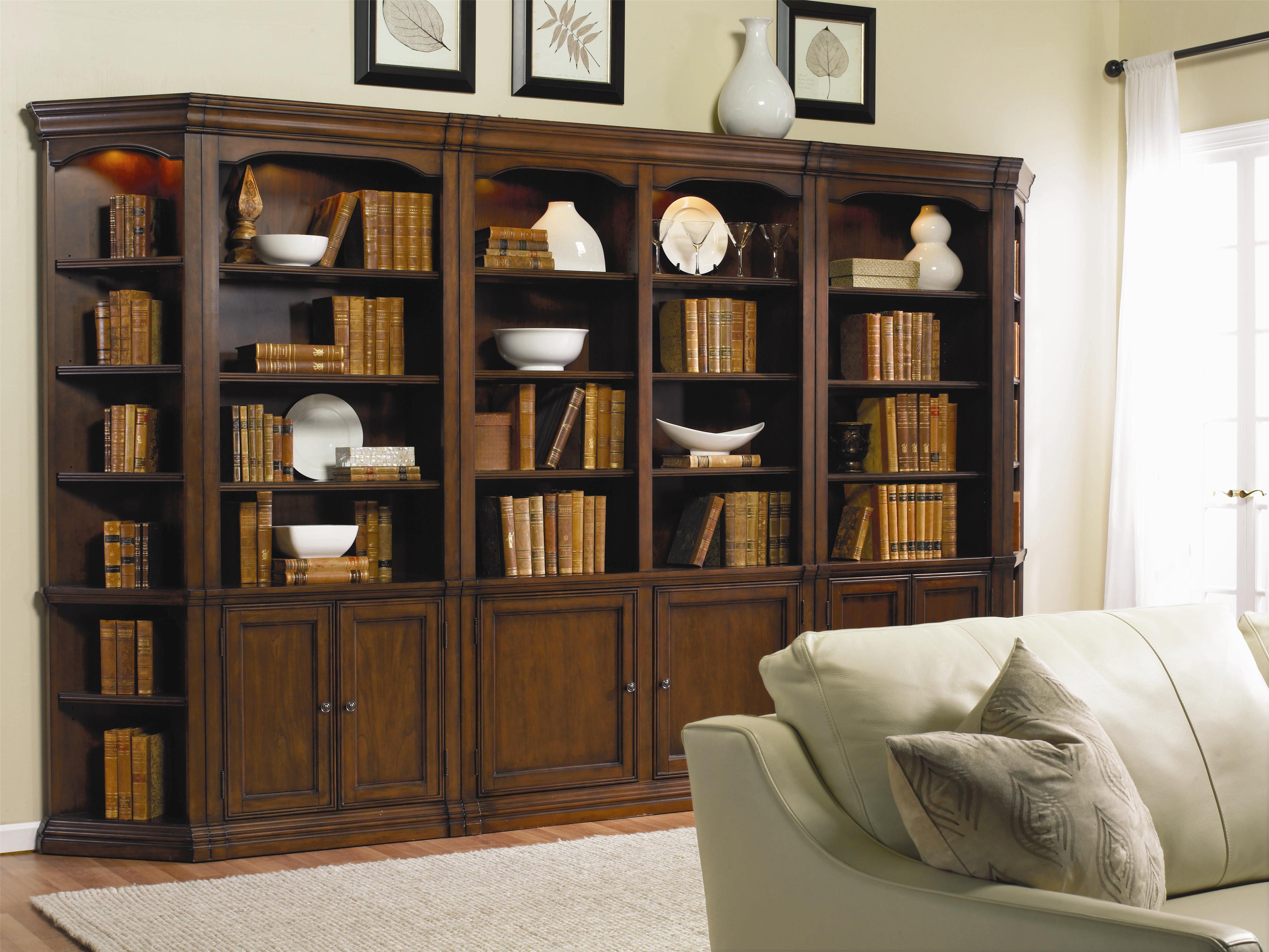 Hooker Furniture Cherry Creek Traditional Bookcase Modular Wall