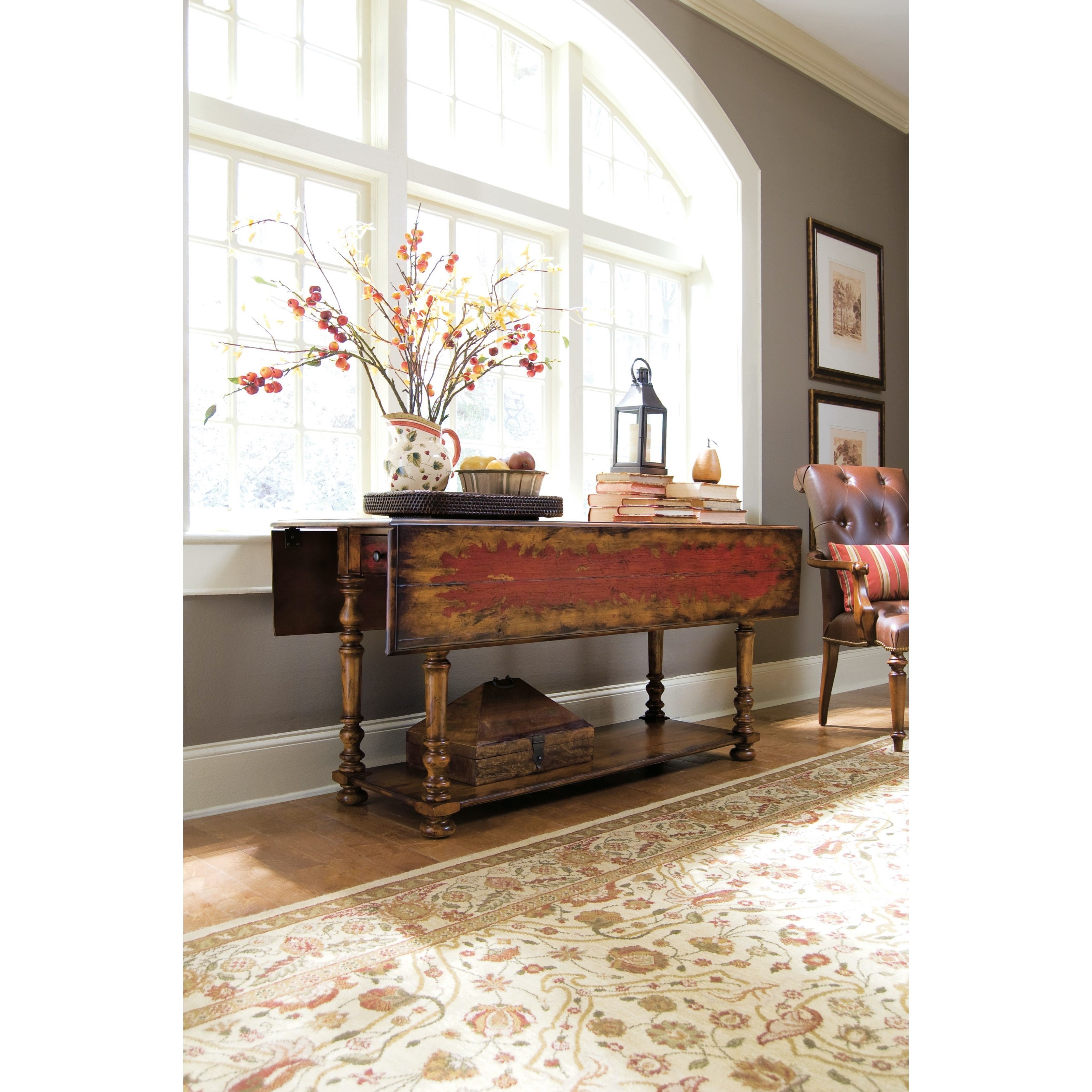 Hooker Furniture Chests And Consoles Casual Table W Drop Leaf Zak S Home Kitchen Tables The origami drop leaf dining table unfolds its updated look in black metal and beautifully grained acacia wood, bleached and stained light walnut. chests and consoles drop leaf console table