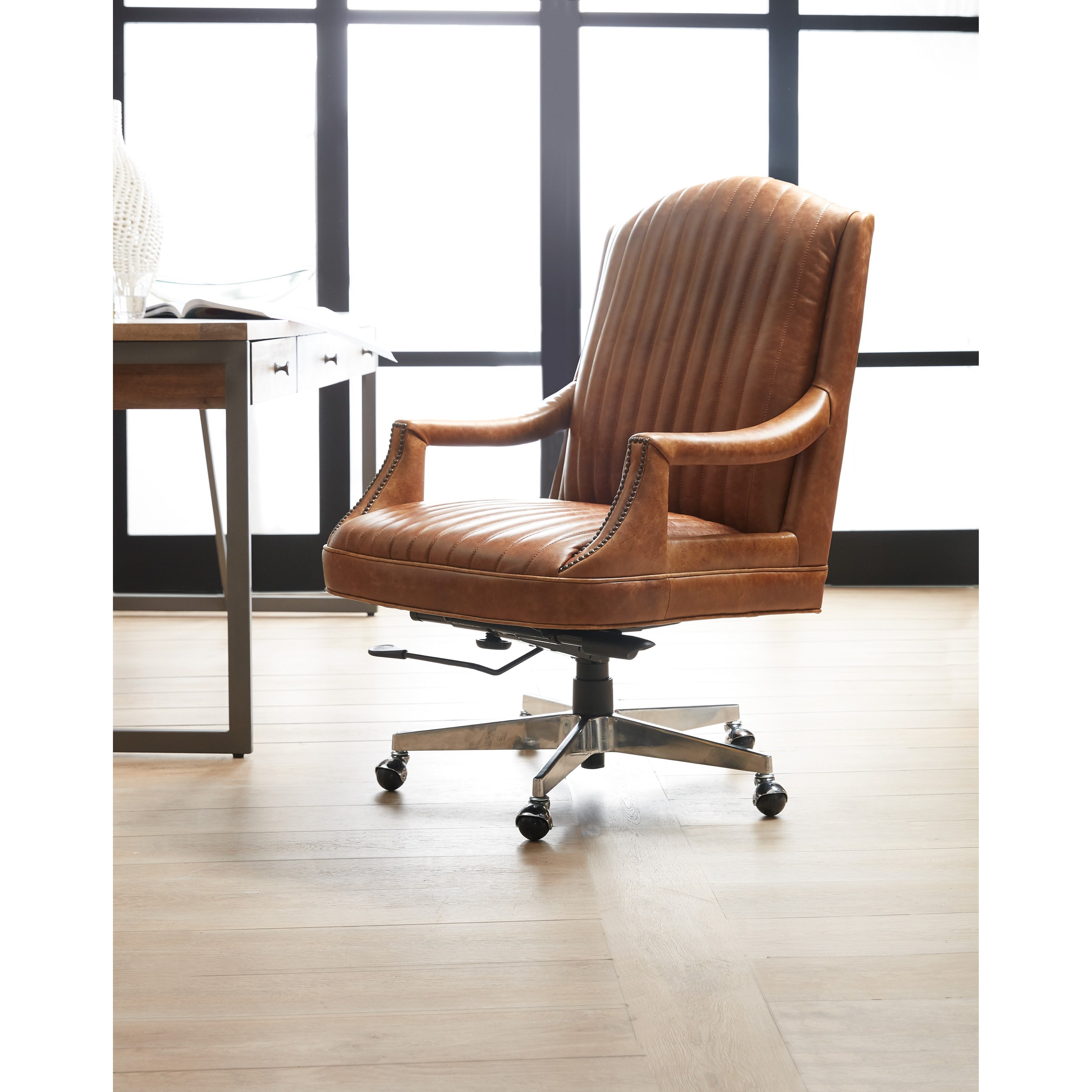 Hooker Furniture Claybrook Ec568 087 Leather Home Office Chair