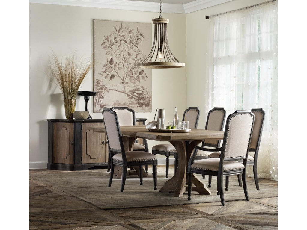 Hooker Furniture CorsicaRectangle Pedestal Dining Table