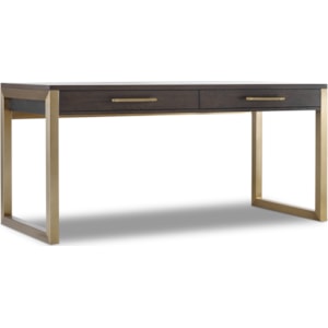 Hooker Furniture Curata Short Modern Wooden Writing Desk Zak S Home Table Desks Writing Desks