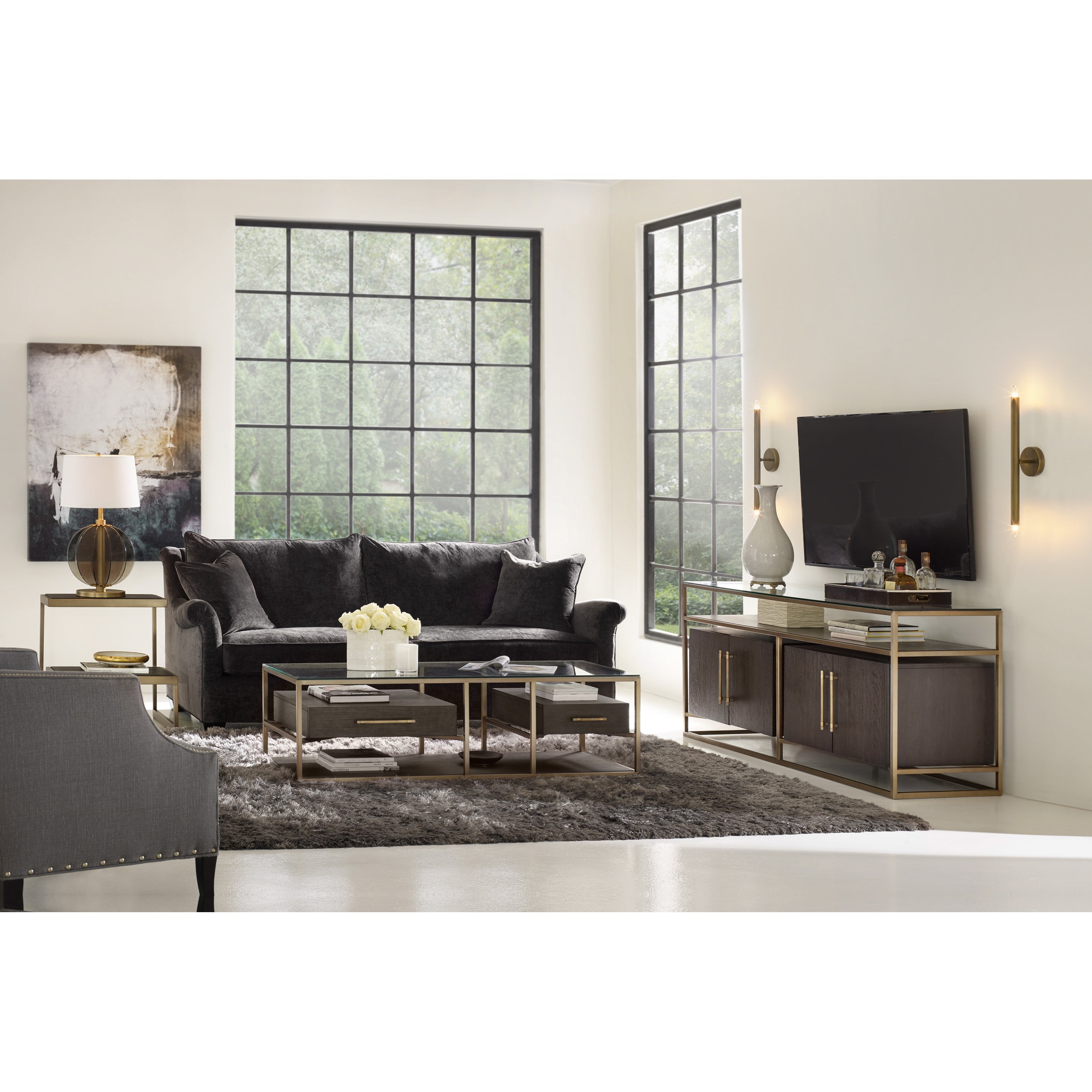 Hooker Furniture Curata Modern End Table Zak S Home End Tables