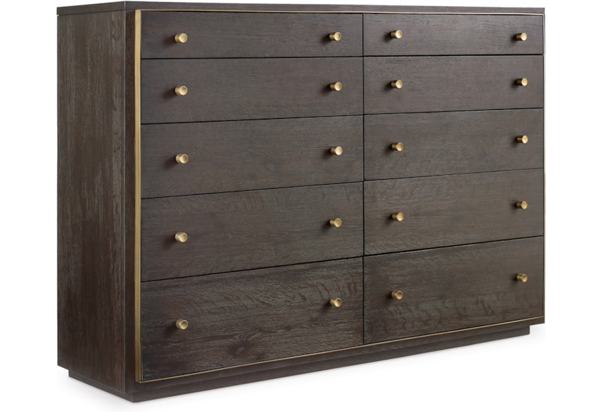 Hooker Furniture Curata Modern Wooden Bureau Stoney Creek