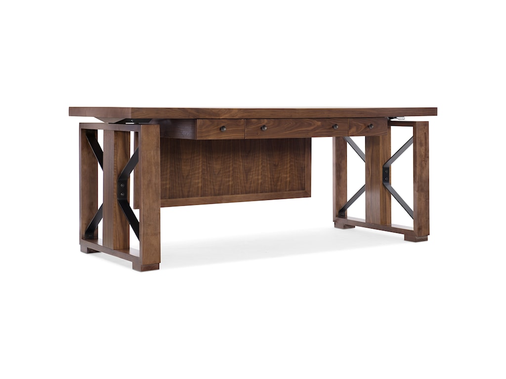Hooker Furniture Elon Lift Desk With 3 Drawers Dubois Furniture