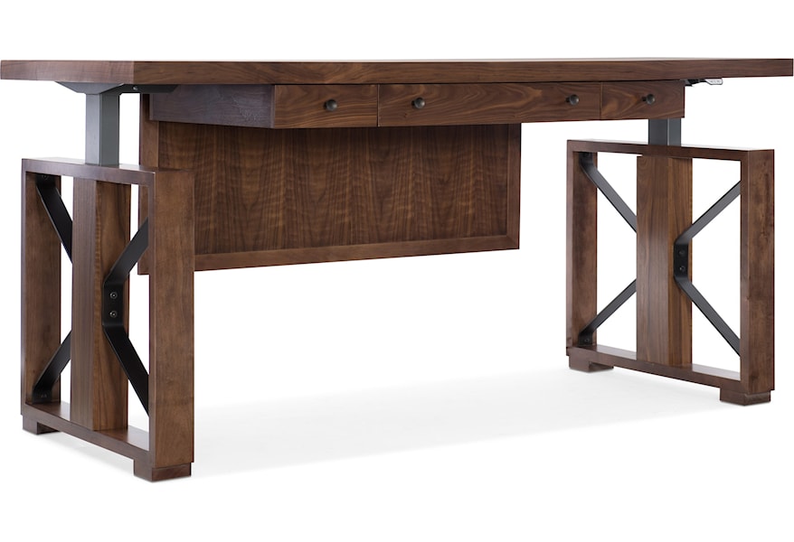 Hooker Furniture Elon Lift Desk With 3 Drawers Belfort Furniture Table Desks Writing Desks
