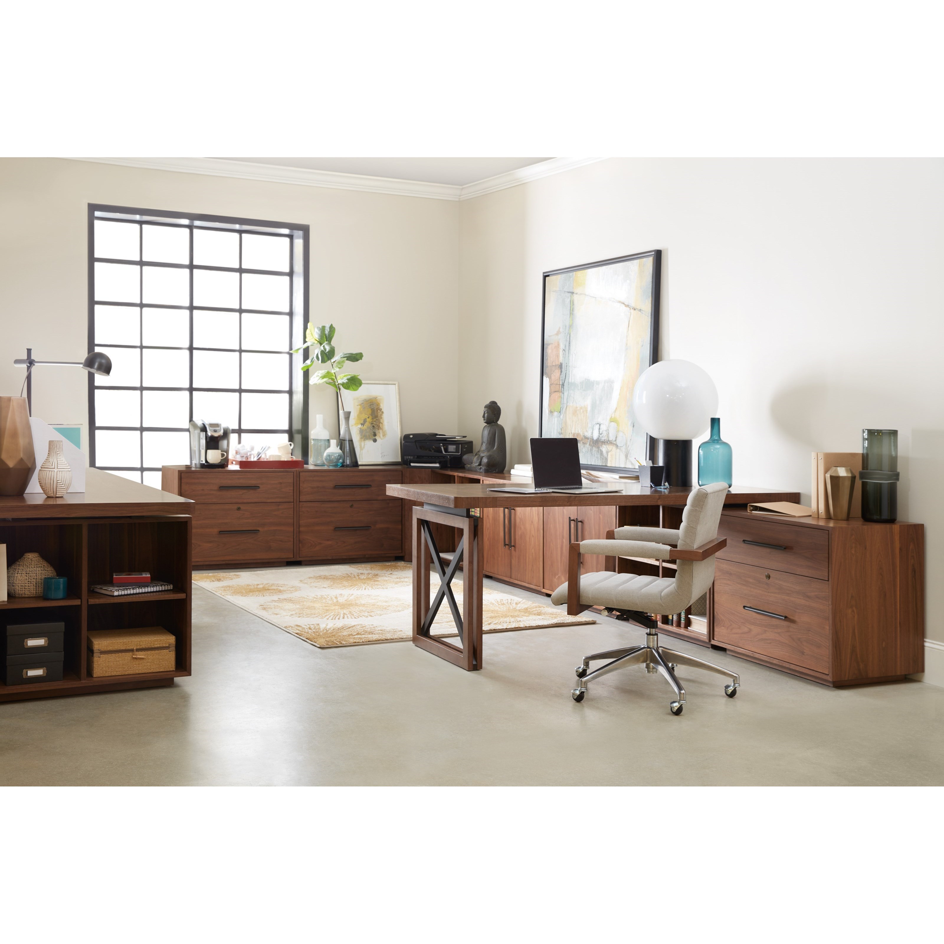 Hooker Furniture Elon Swivel Desk Chair Reeds Furniture
