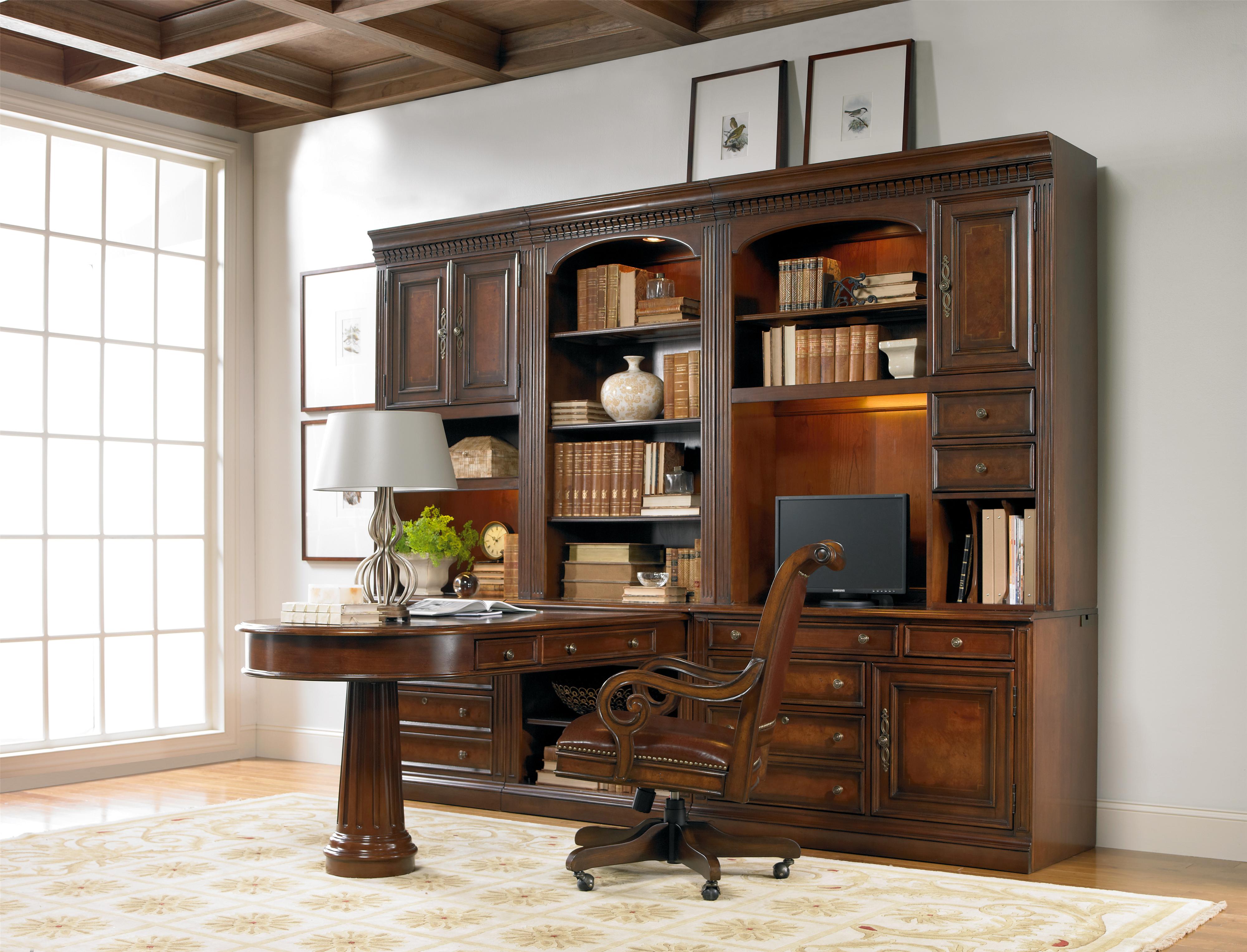 Hooker Furniture European Renaissance Ii Office Wall Unit With