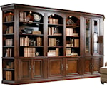 Hooker Furniture European Renaissance II Five-Piece Library Wall Unit