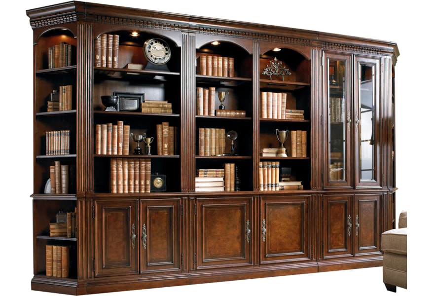 Hooker Furniture European Renaissance Ii Five Piece Library Wall