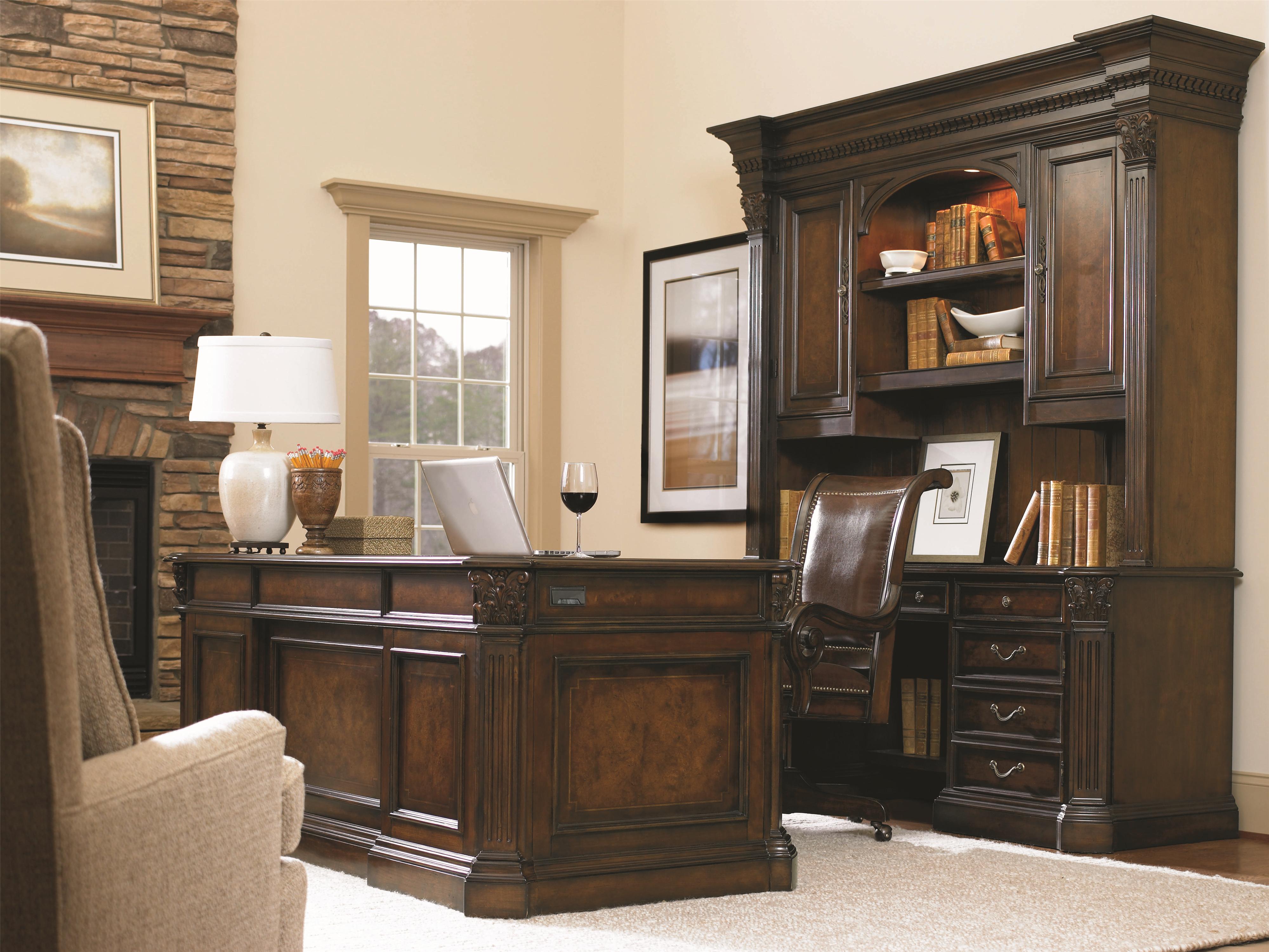 Hamilton Home European Renaissance Ii Office Desk With Hutch