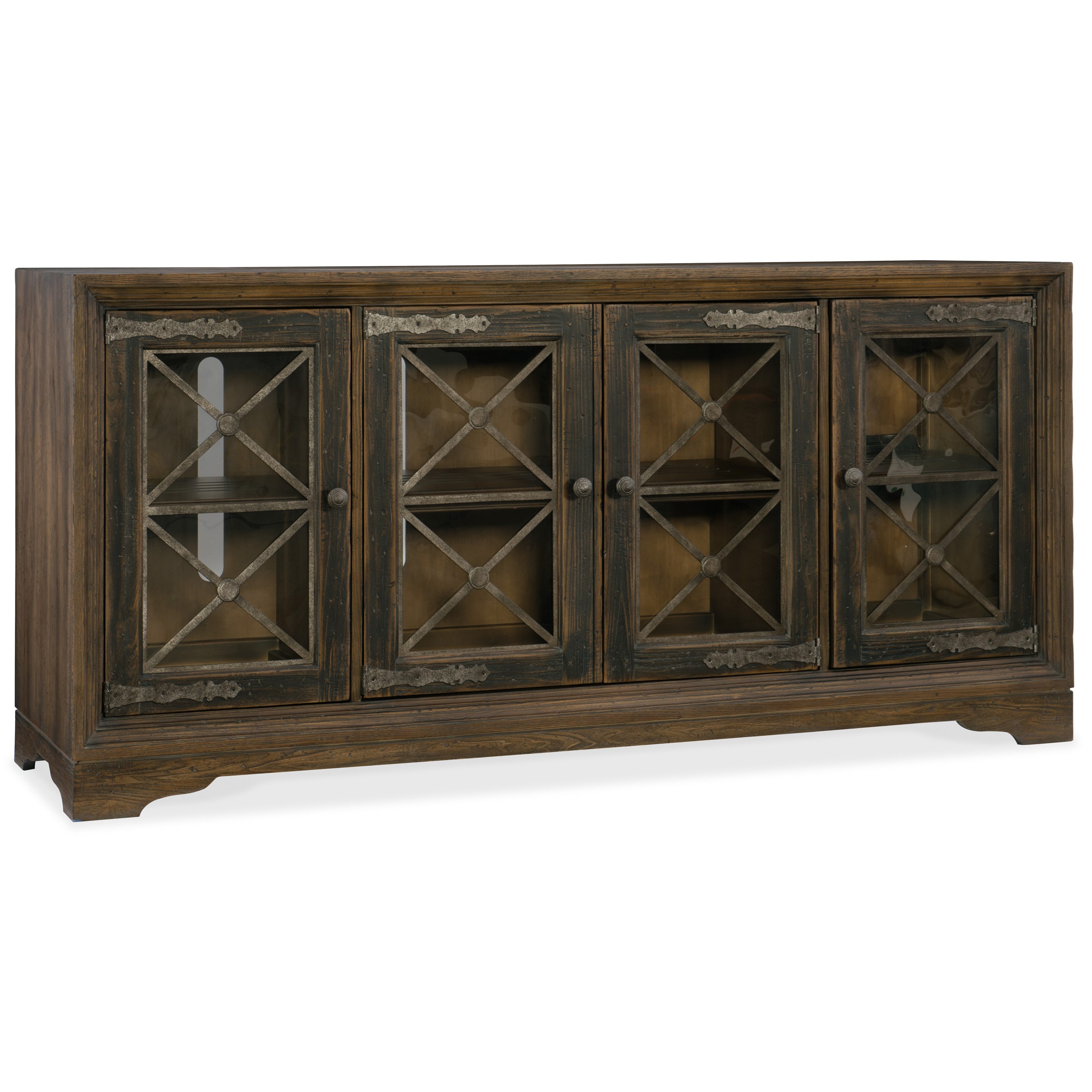 Hooker Furniture Hill Country Pipe Creek Bunching Media Console