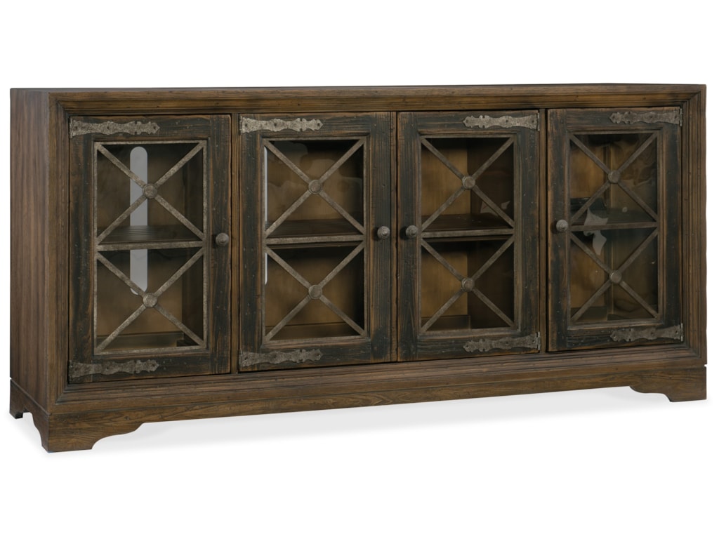 Hooker Furniture Hill Country Pipe Creek Bunching Media Console