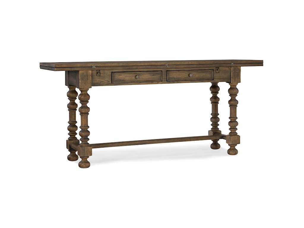 Hooker Furniture Hill Country Bluewind Flip Top Console Table