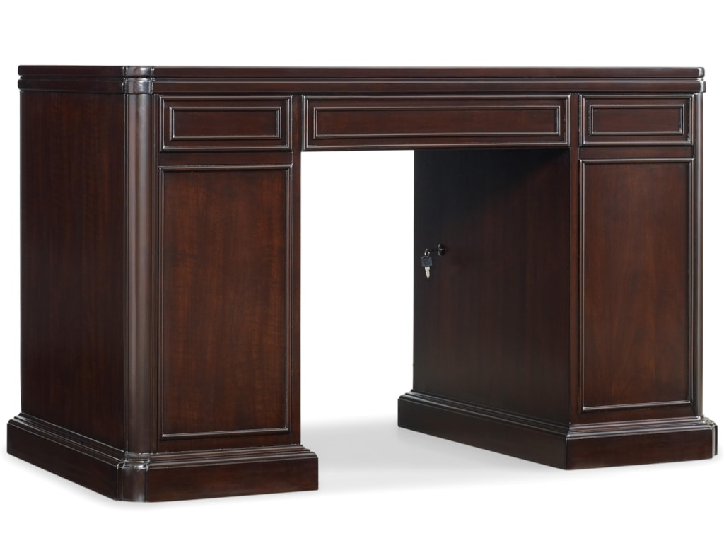 Furniture Home Office Double Pedestal Kneehole Desk With Furniture Home Officekneehole Desk