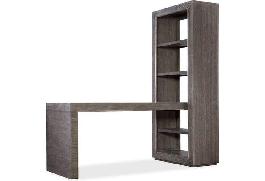 Hooker Furniture House Blend Peninsula Table Desk And Etagere With