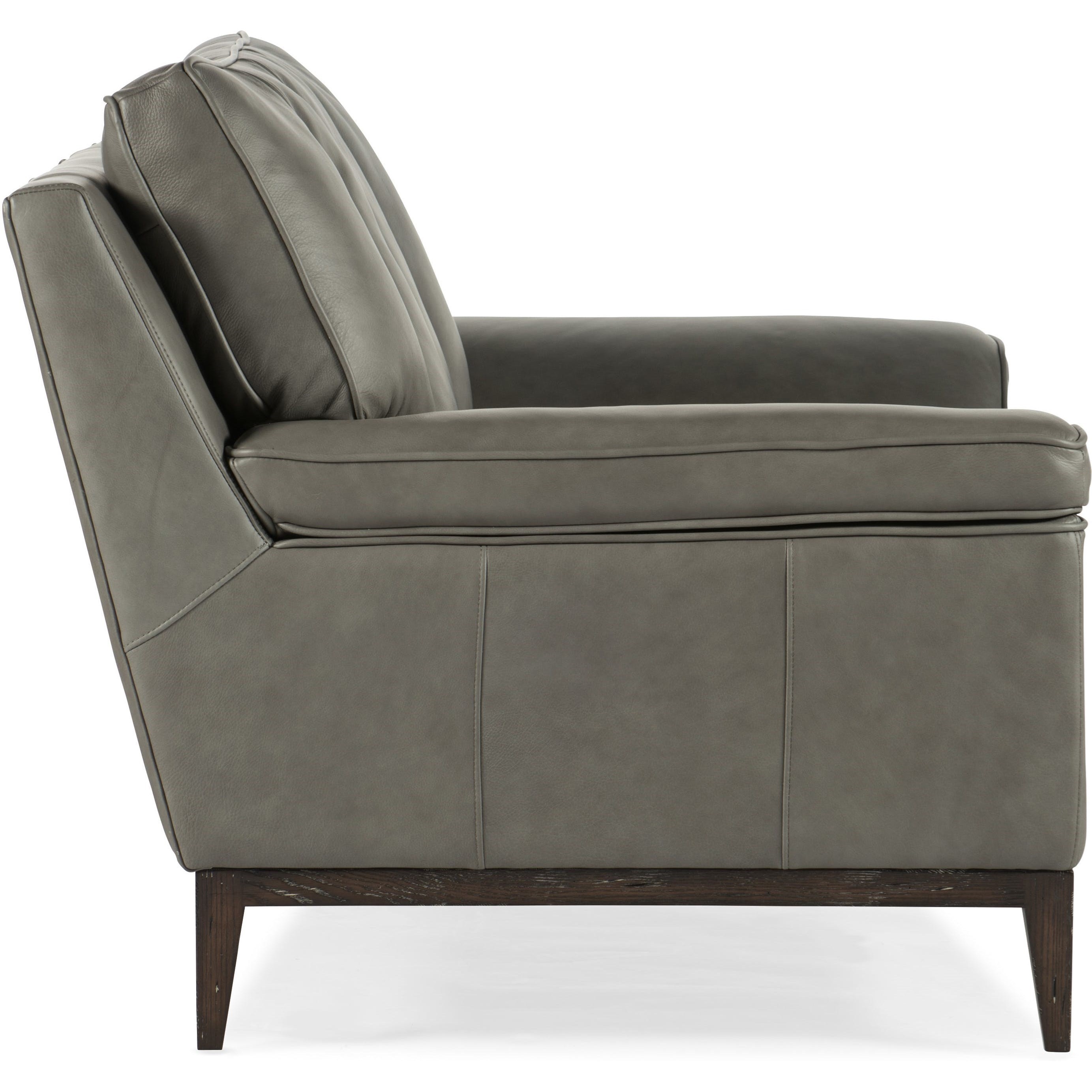 Kandor Contemporary Leather Stationary Chair Williams Kay Upholstered Chairs