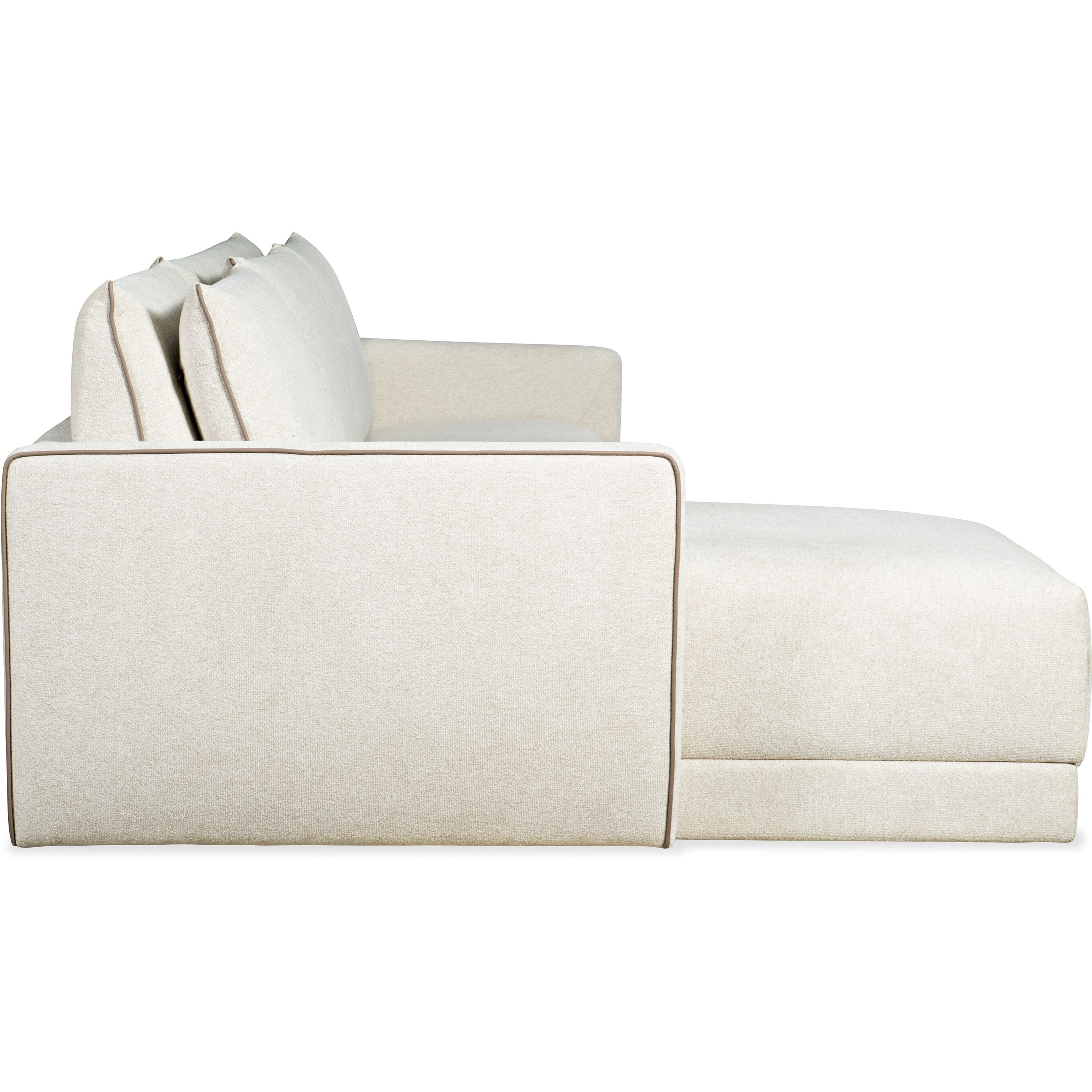 Hooker Furniture Keane Contemporary Power Sleeper Loveseat With Chaise Wayside Furniture Sectional Sofas