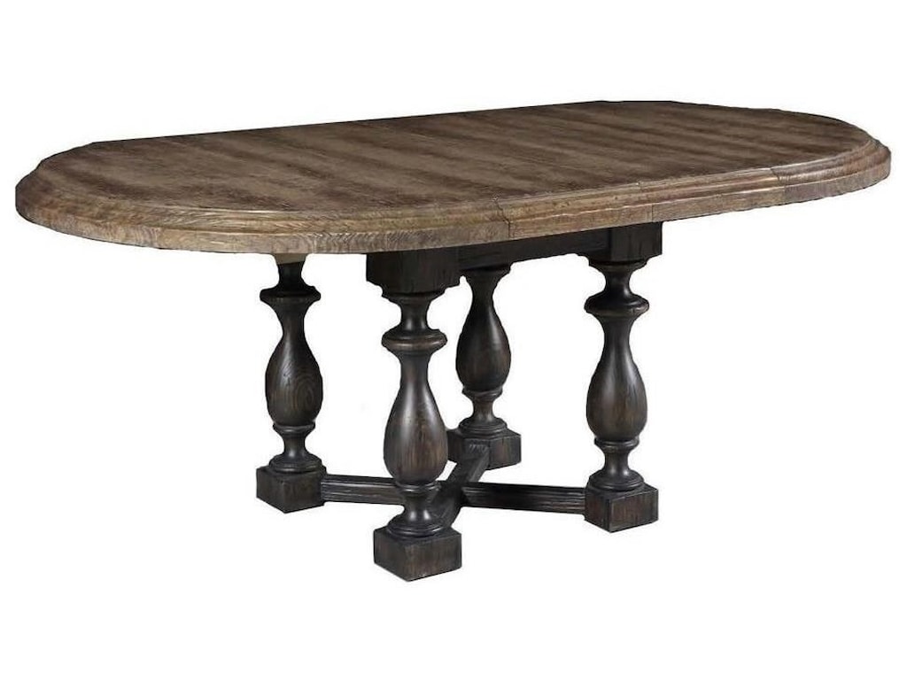 Hooker Furniture La Grange Ellinger 48 Inch Round Dining Table With 2 Table Leaves Furniture Barn Dining Tables