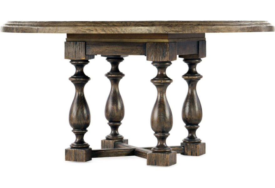 Hooker Furniture La Grange Traditional Ellinger 60 Round Dining Table Suburban Furniture Dining Tables