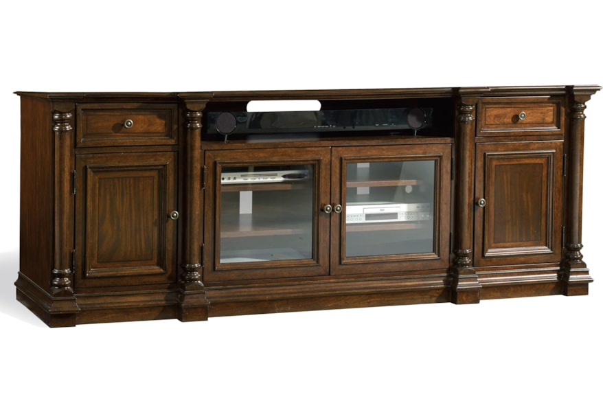 Furniture Leesburg 5381 55484 Entertainment Console With Furniture Leesburg 5381 55484