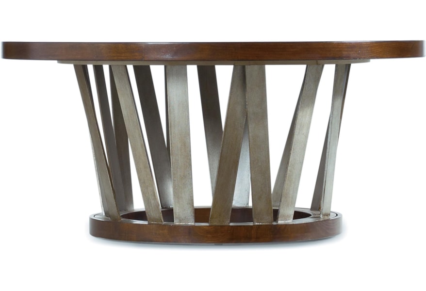 Round Wood Coffee Table Metal Base / Amazon Com Kate And Laurel Zabel