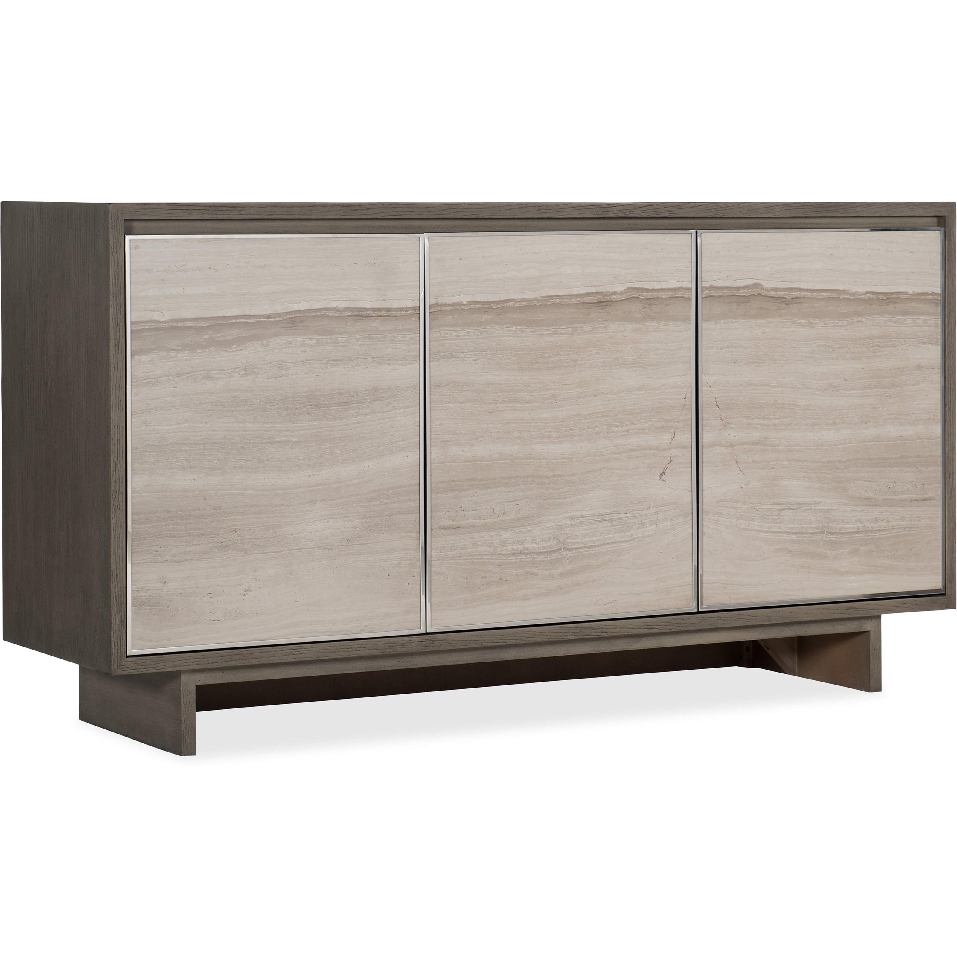 Hooker Furniture Melange Contemporary 3 Door Credenza Belfort
