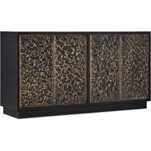 Hooker Furniture Melange Westland 4 Door Accent Chest Stoney Creek Furniture Storage Credenzas