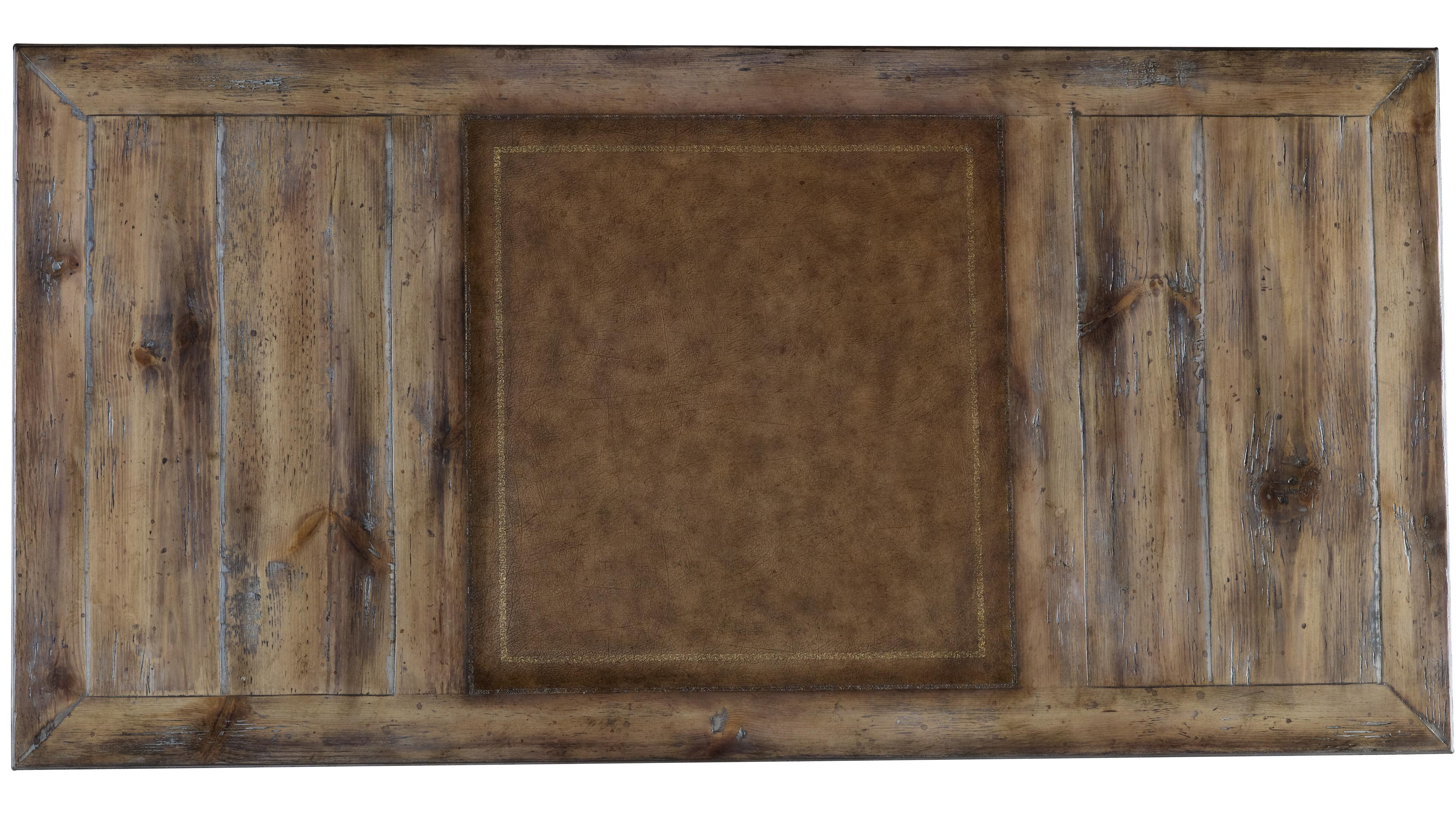 Hooker Furniture Melange Bennett X Base Writing Desk With Drop Front Center Drawer And Leather Writing Insert Reeds Furniture Table Desks Writing Desks