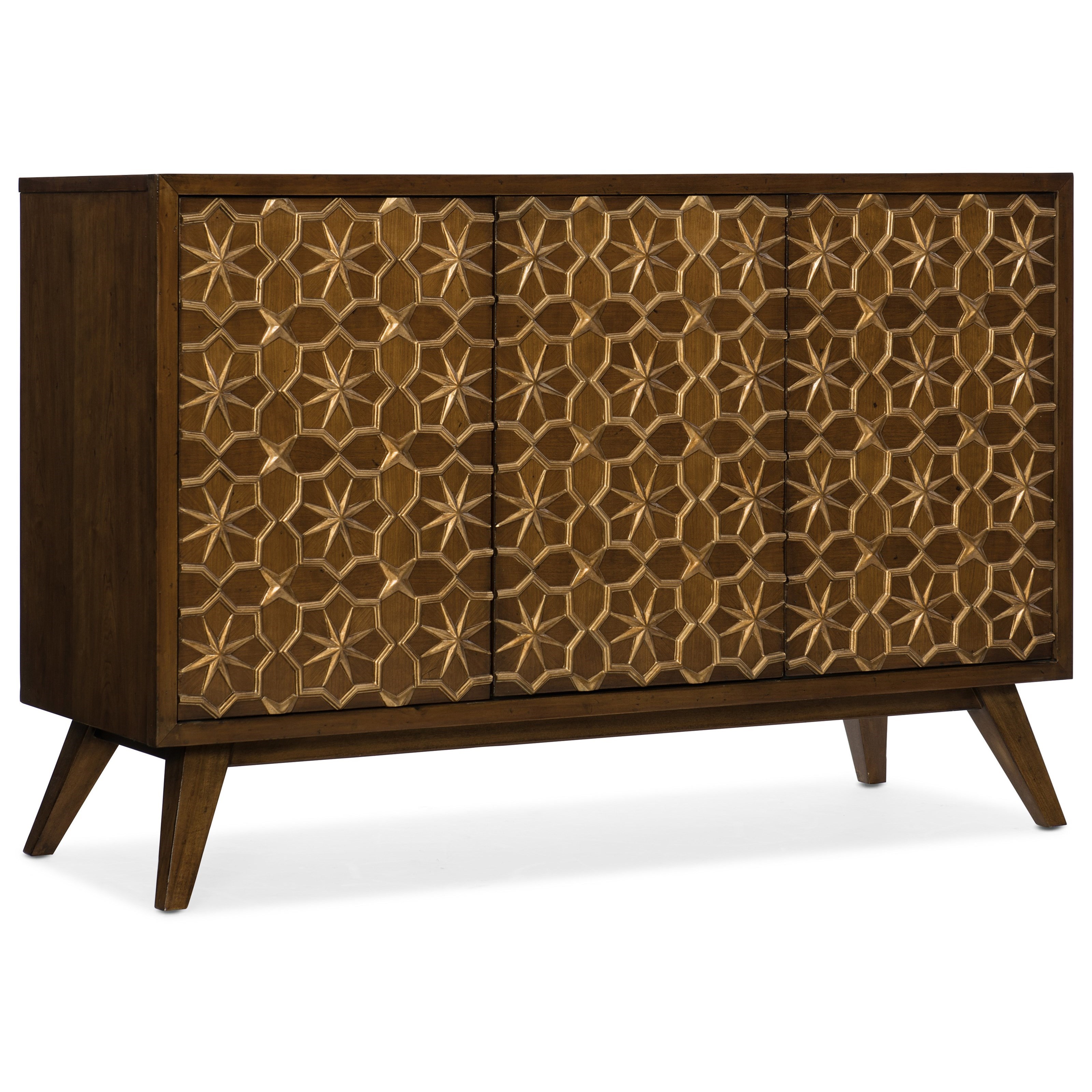 Hooker Furniture Melange Traveler Mid Century Modern Credenza