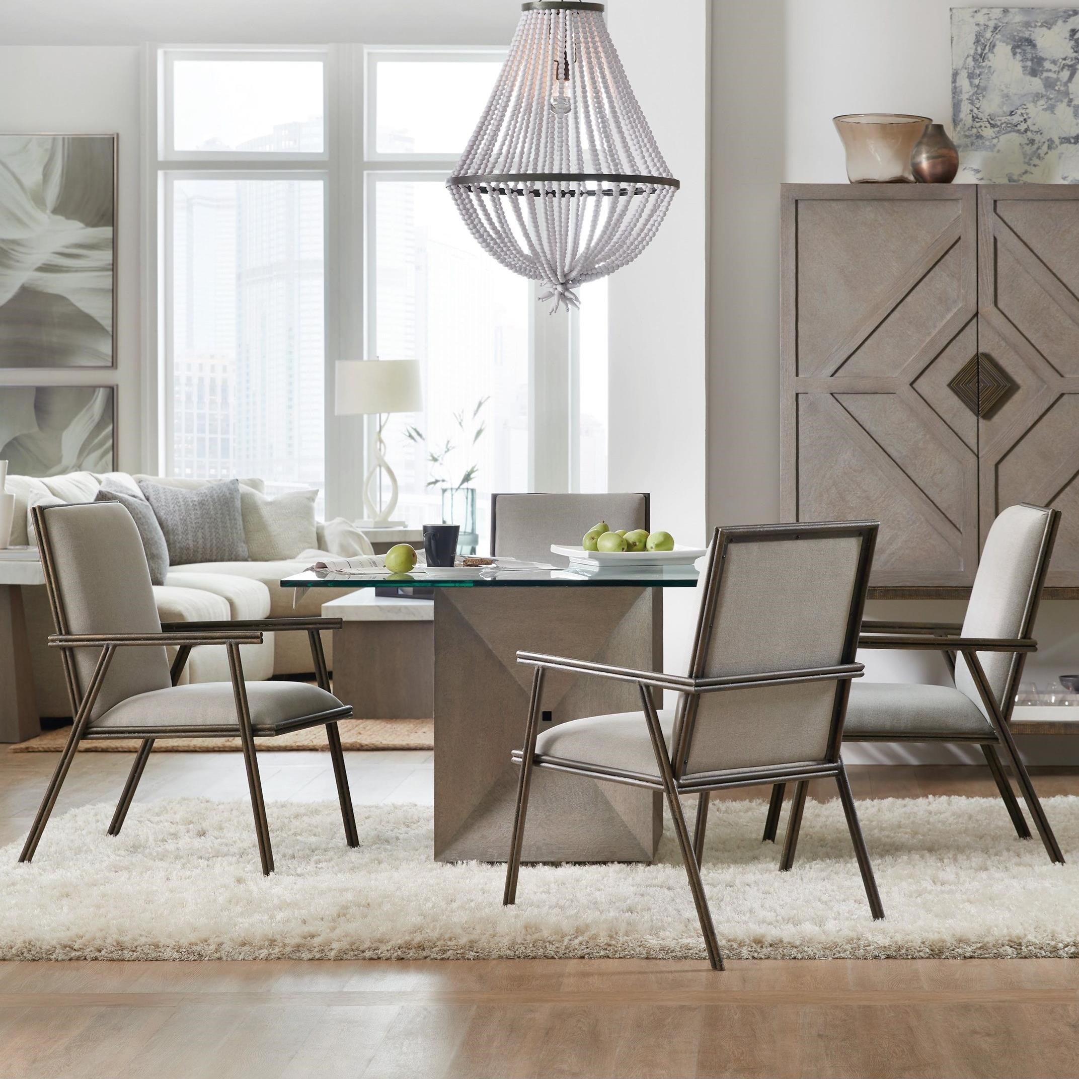 Hooker Furniture Miramar Carmel 5 Piece Table And Chair Set