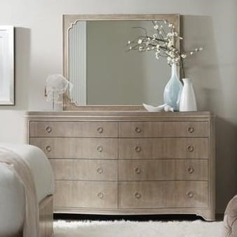 Hooker Furniture Modern Romance Transitional Eight Drawer Dresser