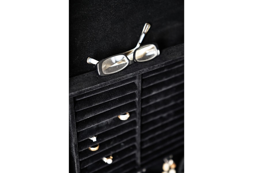 Modern Romance Floor Mirror With Jewelry Storage