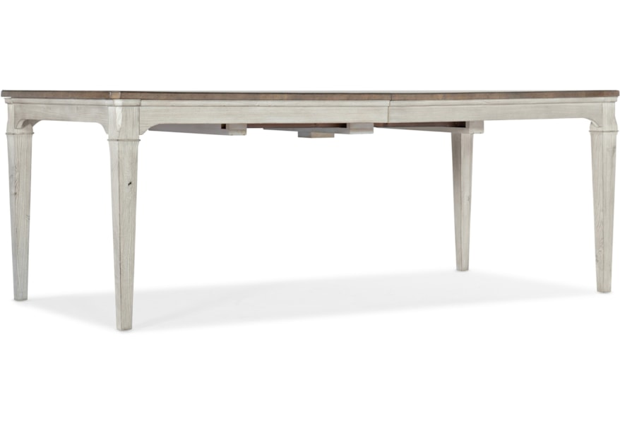 Hooker Furniture Montebello 82 Inch Solid Wood Rectangle Dining Table With Self Storing Leaf Stoney Creek Furniture Dining Tables