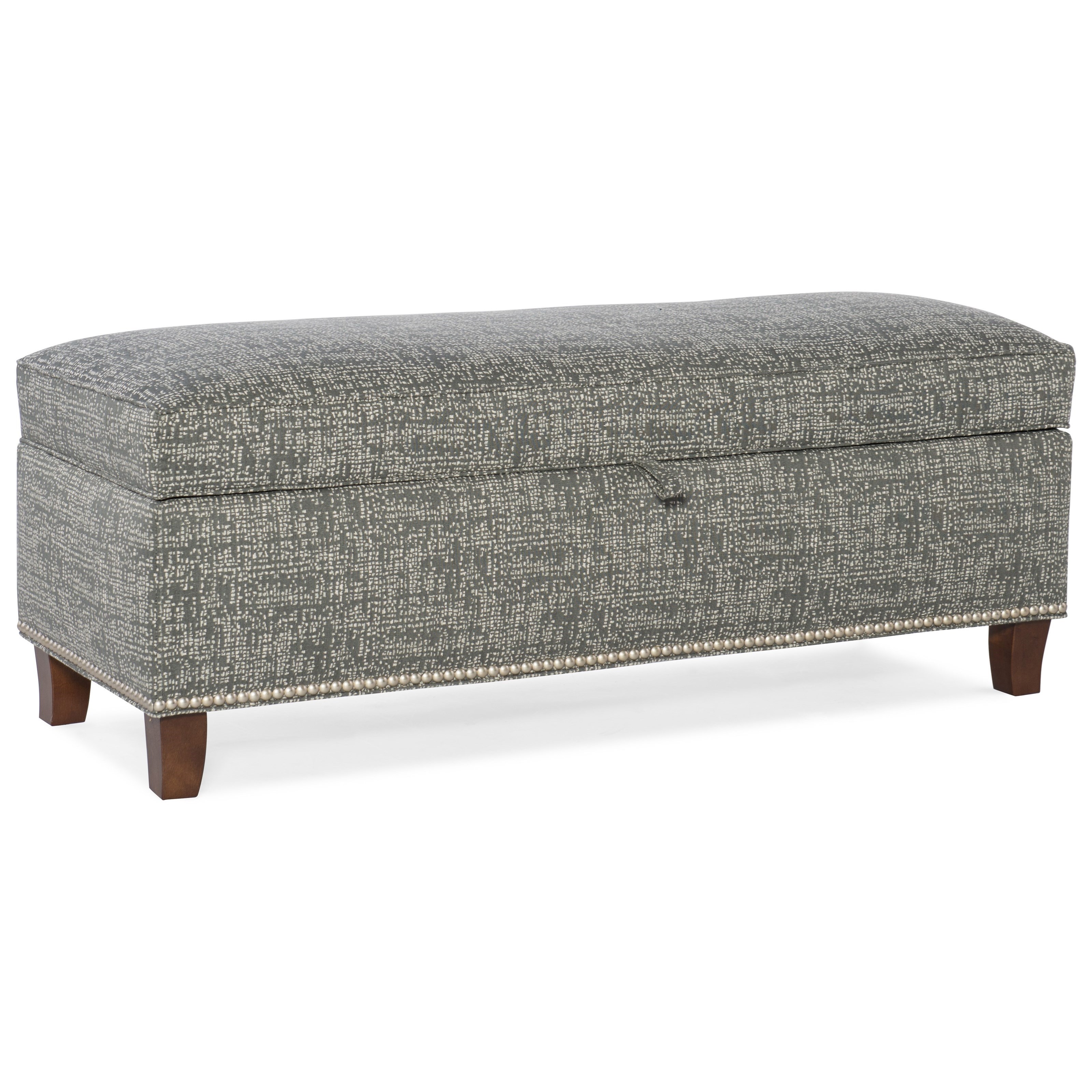 Sam Moore Nest Theory Storage Bench With Nailhead Trim Sprintz