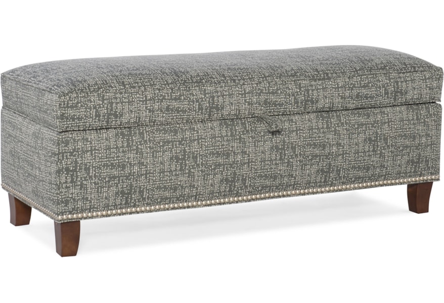 Sam Moore Nest Theory Storage Bench With Nailhead Trim Sprintz