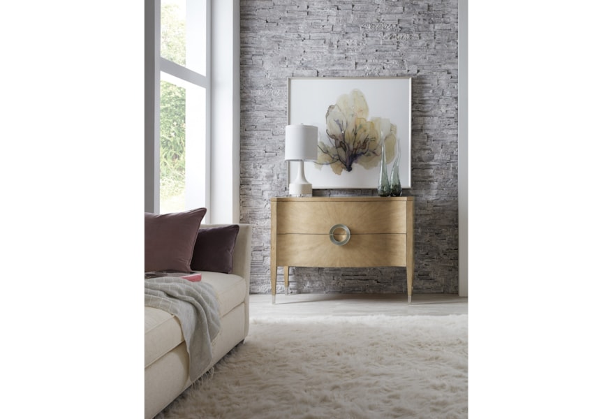 Hooker Furniture Novella Contemporary Harbor View 2 Drawer Accent