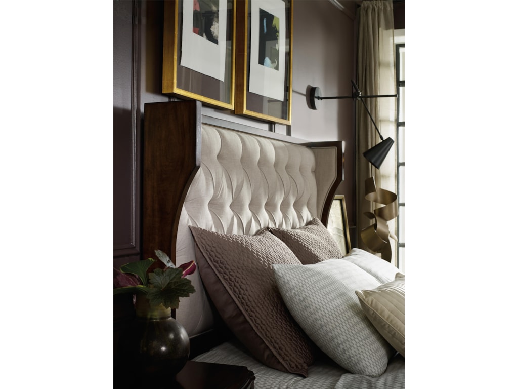 Hooker Furniture PalisadeQueen Upholstered Shelter Bed