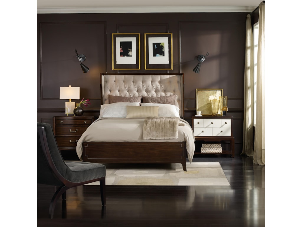 Hooker Furniture PalisadeQueen Upholstered Shelter Bed