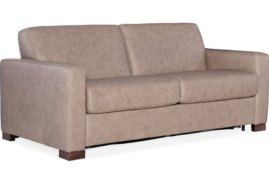 Peralta Contemporary Loveseat With Sleeper And Memory Foam Mattress By Hooker Furniture At Miller Waldrop Furniture And Decor
