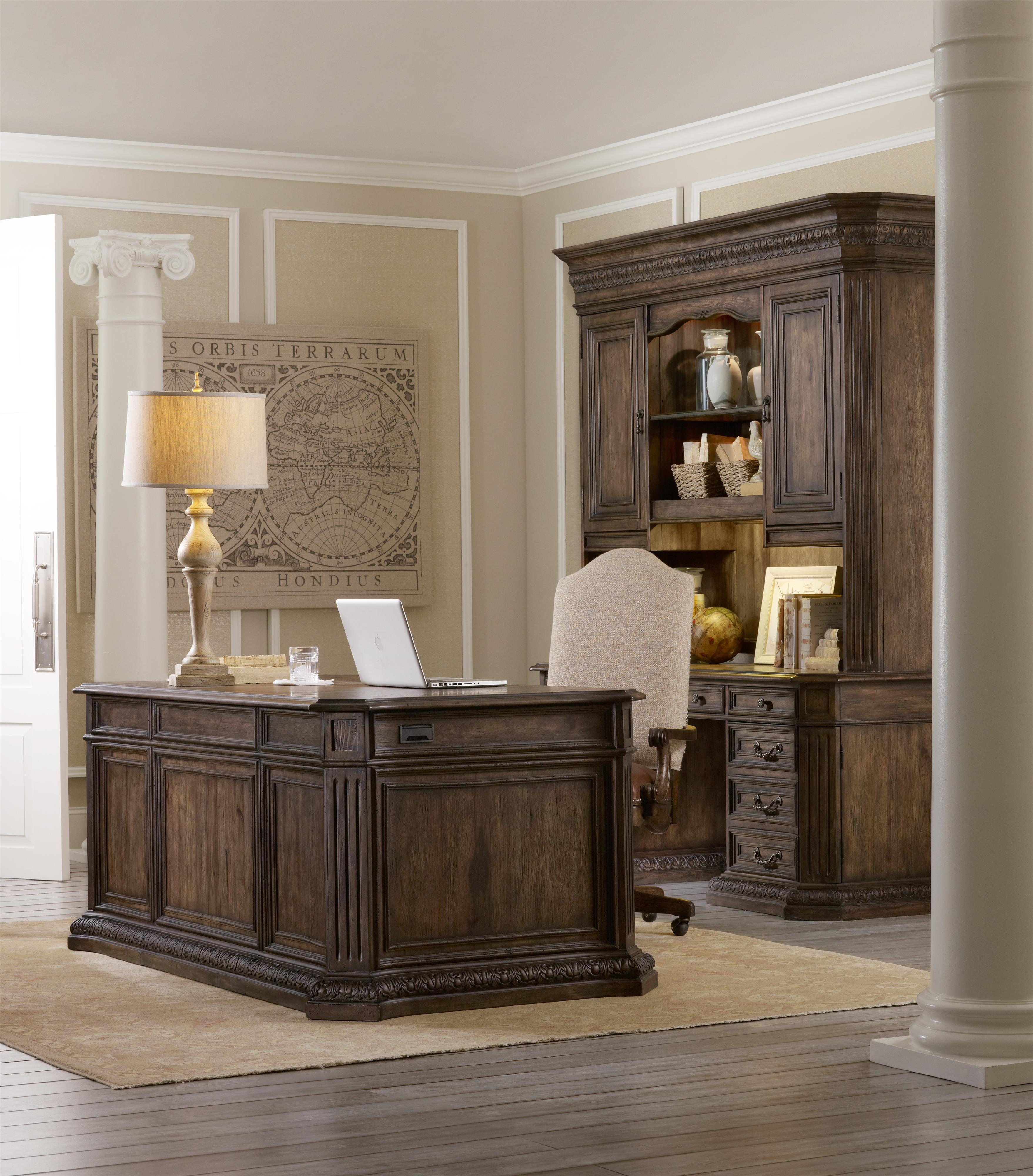 Hooker Furniture Rhapsody Computer Credenza With Locking File